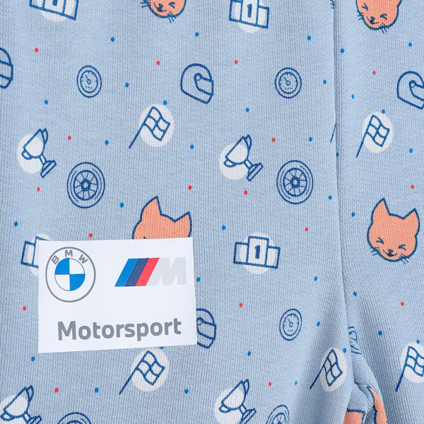 BMW M Motorsport All-over Print Long Sleeve Toddlers' Set, Blue Wash-AOP, extralarge-IND