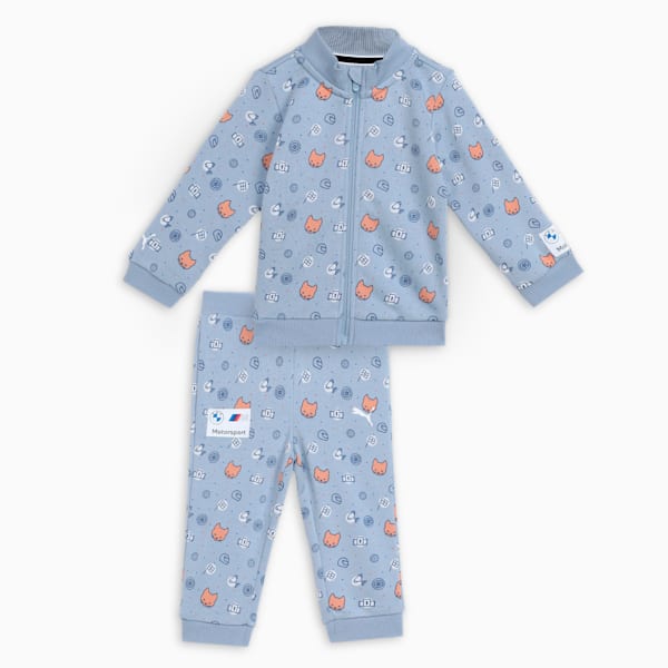 BMW M Motorsport All-over Print Long Sleeve Toddlers' Set, Blue Wash-AOP, extralarge-IND