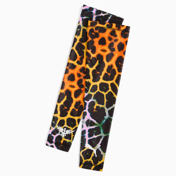 PUMA x LAMELO BALL Alien Skin Men's Basketball Arm Sleeves, PUMA Black-AOP, extralarge