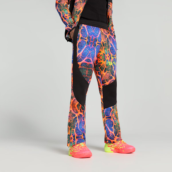 Melo Alien Skins Dime Men's Basketball Pants, PUMA Black-AOP, extralarge-IND