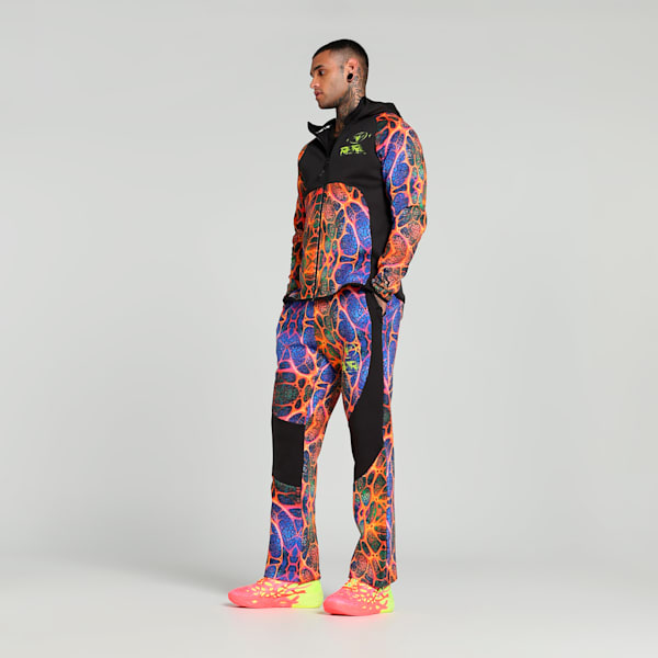 Melo Alien Skins Dime Men's Basketball Pants, PUMA Black-AOP, extralarge-IND