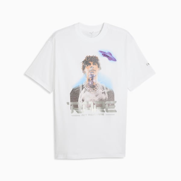 PUMA x LAMELO BALL Alien Skin Men's Basketball Tee, PUMA White, extralarge