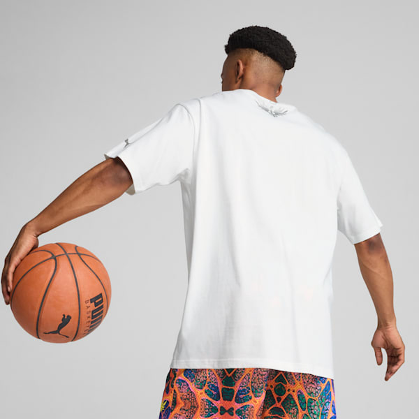 PUMA x LAMELO BALL Alien Skin Men's Basketball Tee, PUMA White, extralarge