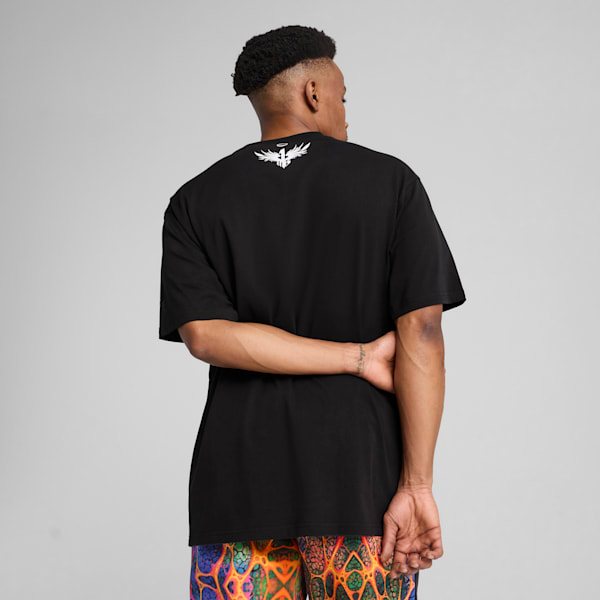 PUMA x LAMELO BALL Alien Skin Men's Basketball Tee, PUMA Black, extralarge