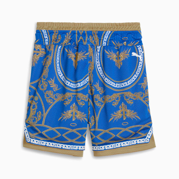PUMA x LAMELO BALL Golden Child Men's Basketball Shorts, PUMA Team Royal-AOP, extralarge