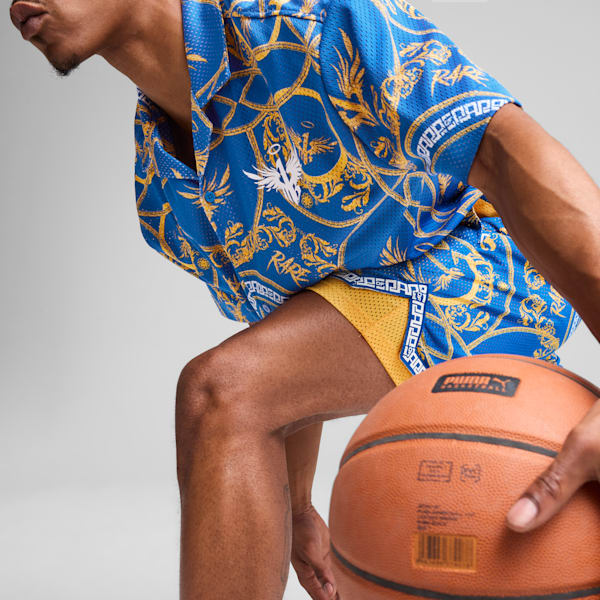 PUMA x LAMELO BALL Golden Child Men's Basketball Shorts, PUMA Team Royal-AOP, extralarge