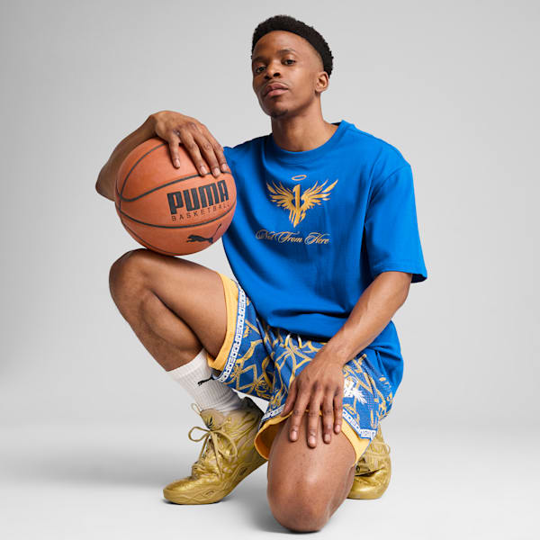 PUMA x LAMELO Golden Child Men's Basketball Tee, PUMA Team Royal, extralarge
