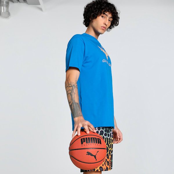 Melo Golden Men's Oversized Basketball Tee, PUMA Team Royal, extralarge-IND