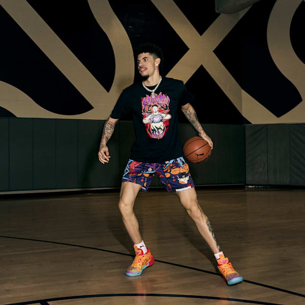 PUMA x LAMELO BALL Phoenix Men's Graphic Tee, PUMA Black, extralarge