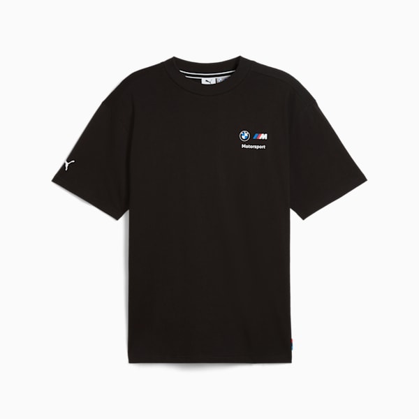 メンズ BMW MMS スタックド ロゴ 半袖 Tシャツ 2, PUMA Black, extralarge-JPN