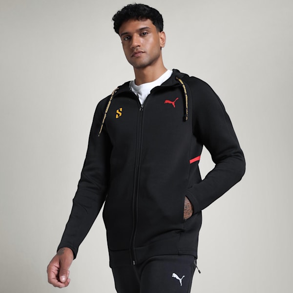 Caution Evostripe Cross Men's Basketball Jacket, PUMA Black, extralarge-IND
