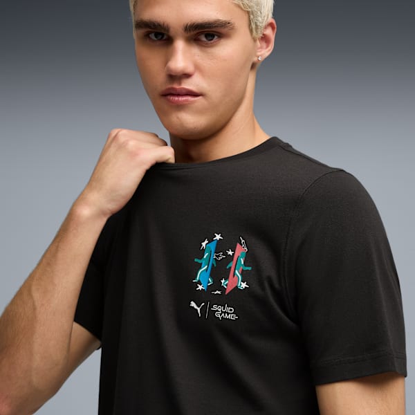 Playera PUMA x SQUID GAME para hombre, PUMA Black, extralarge