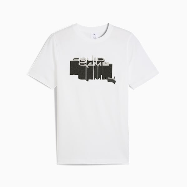 Playera PUMA x SQUID GAME para hombre, PUMA White, extralarge