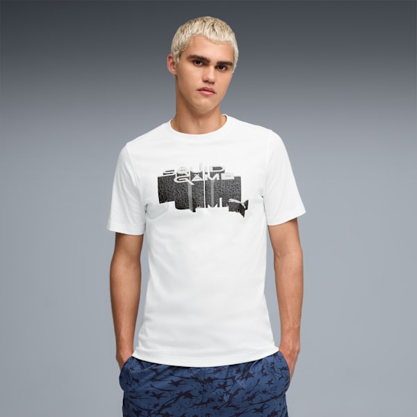 Playera PUMA x SQUID GAME para hombre, PUMA White, extralarge