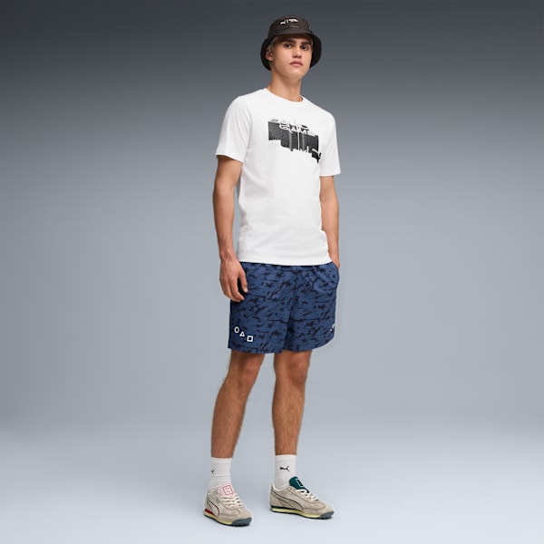 Playera PUMA x SQUID GAME para hombre, PUMA White, extralarge