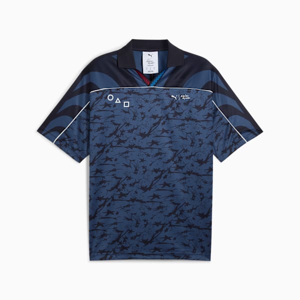 Camiseta estampada PUMA x SQUID GAME para hombre, New Navy, extralarge
