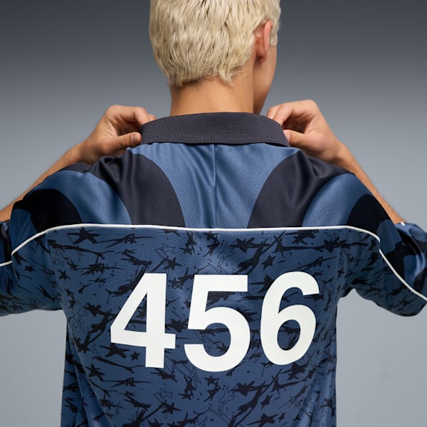 Camiseta estampada PUMA x SQUID GAME para hombre, New Navy, extralarge