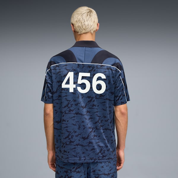 Camiseta estampada PUMA x SQUID GAME para hombre, New Navy, extralarge