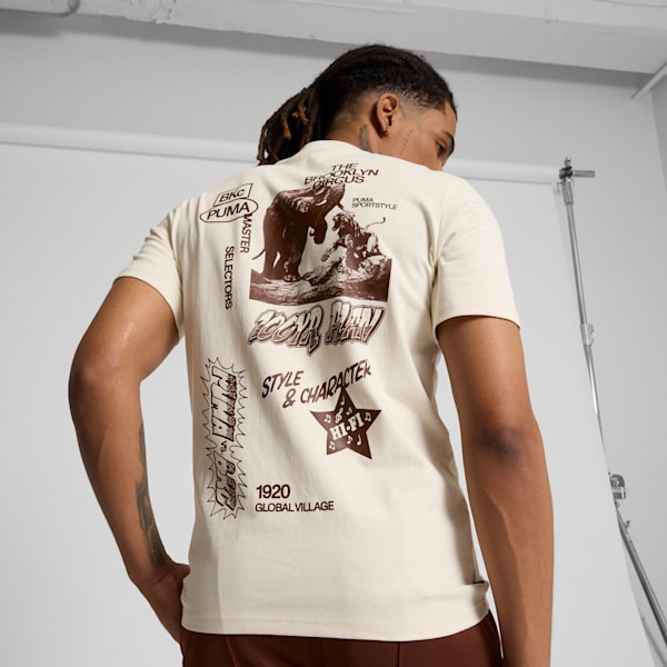 Playera PUMA x THE BROOKLYN CIRCUS para hombre, Alpine Snow, extralarge