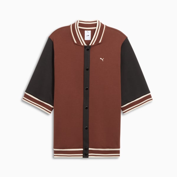 PUMA x THE BROOKLYN CIRCUS Men's Shooting Shirt, Chocotart, extralarge