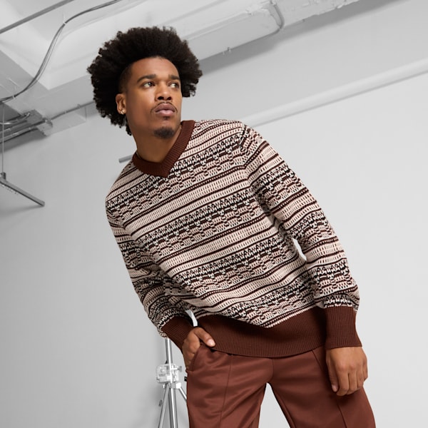PUMA x THE BROOKLYN CIRCUS Men's Knitted V-Neck Sweater | PUMA