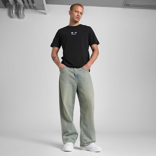 BMW M Motorsport Car Men's Graphic Tee, PUMA Black, extralarge-IND
