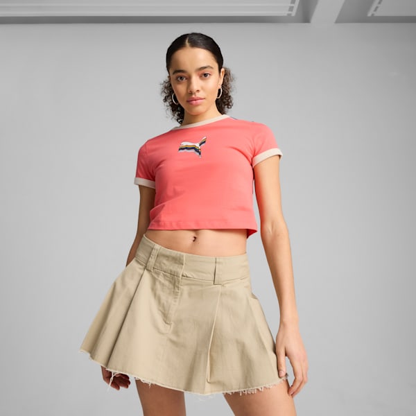Playera mujer EQUAL LOVE CONFEDERATION, Peach Frost, extralarge