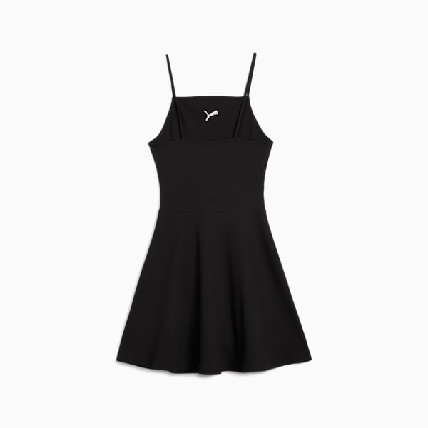 Vestido WARDROBE Essentials Rib para mujer, PUMA Black, extralarge