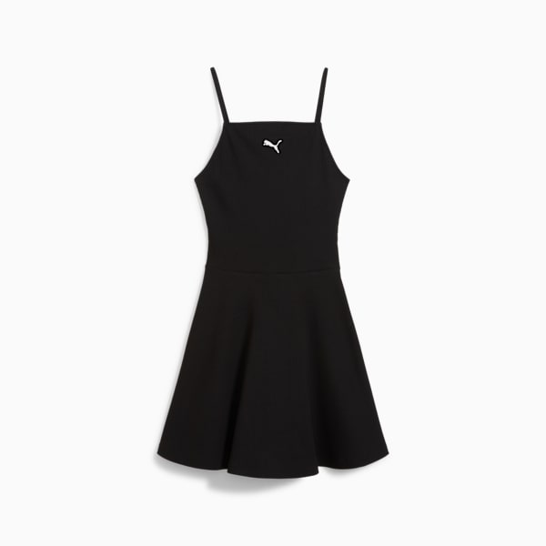 Vestido WARDROBE Essentials Rib para mujer, PUMA Black, extralarge