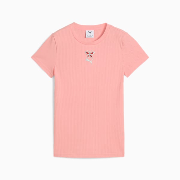 Playera GRAPHICS Rib para adolescentes, Pink Fruit, extralarge