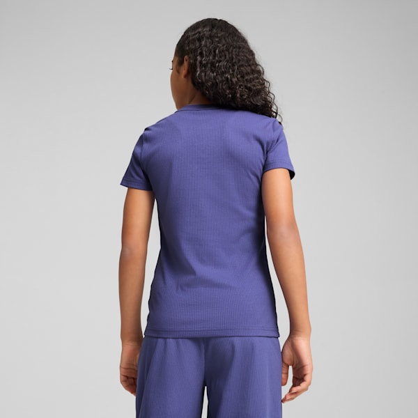 Graphics Big Kids' Ribbed Tee, Blue Crystal, extralarge