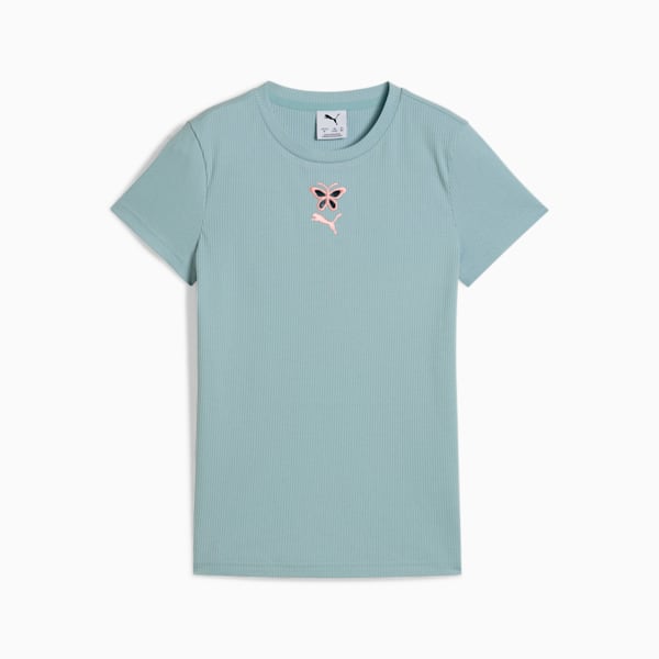 Graphics Big Kids' Ribbed Tee, Modern Mint, extralarge