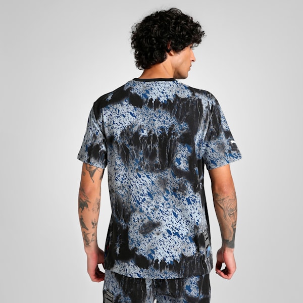 BMW M Motorsport Colour Splash All-over Print Men's Tee, PUMA Black, extralarge-IND