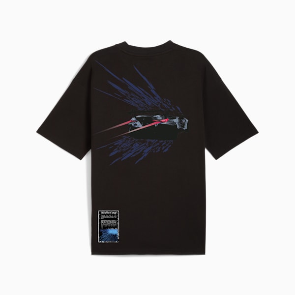 BMW M Motorsport Color Splash Men's Relaxed Fit Tee, PUMA Black, extralarge-IND