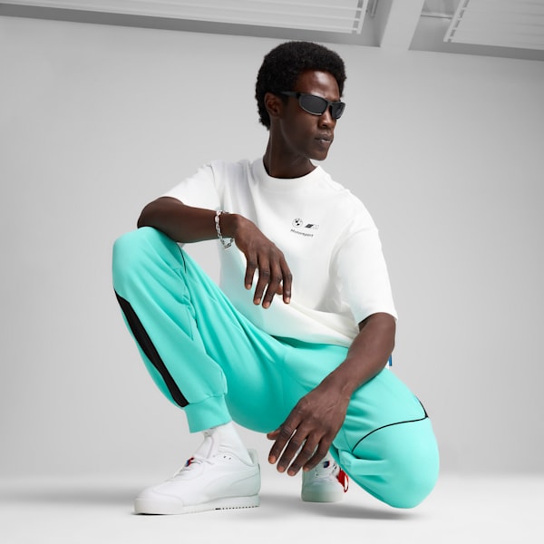 BMW M Motorsport Color Splash Men's Relaxed Fit Tee, PUMA White, extralarge-IND