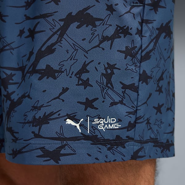 Shorts PUMA x SQUID GAME para hombre, New Navy, extralarge