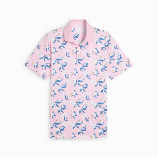 PUMA x ARNOLD PALMER Spring Florals Golf Polo Men, Pale Pink, extralarge