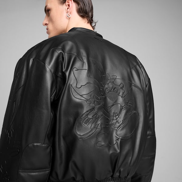 Super Boxy Fit Bomber Jacket, PUMA Black, extralarge-IND