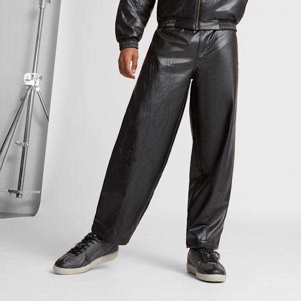 Super PUMA Pleather Pants, PUMA Black, extralarge