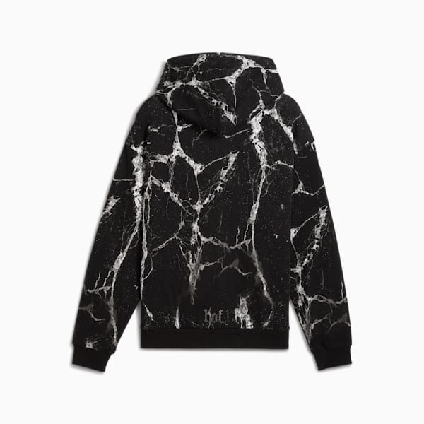 PUMA x LAMELO BALL LaFrancé Written in Chrome Men's Hoodie, PUMA Black-Puma White AOP, extralarge