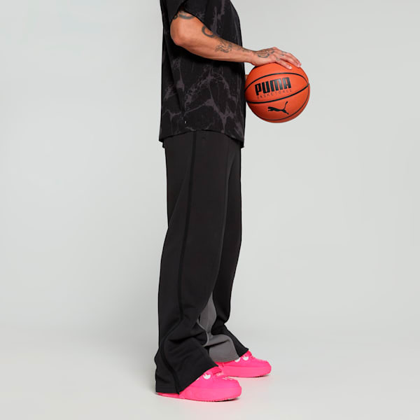 HOOPS x LAFRANCÉ Written in Chrome Men's Relaxed Fit Basketball Pants, PUMA Black, extralarge-IND