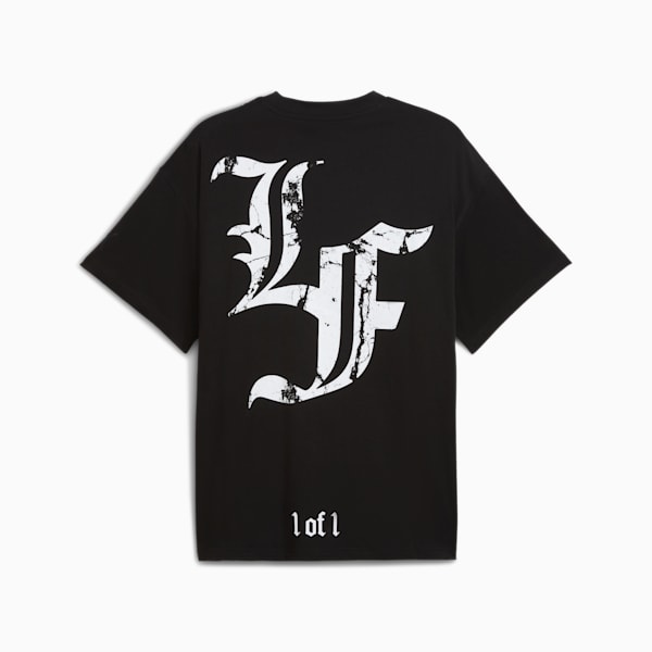 Playera PUMA HOOPS x LAFRANCÉ Written in Chrome, PUMA Black, extralarge