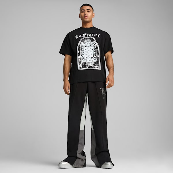 Playera PUMA HOOPS x LAFRANCÉ Written in Chrome, PUMA Black, extralarge