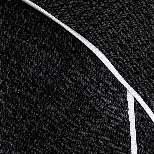 HOOPS x LAFRANCÉ Written in Chrome Men's Relaxed Fit Basketball Jersey, PUMA Black-Flat Medium Gray AOP, extralarge-IND