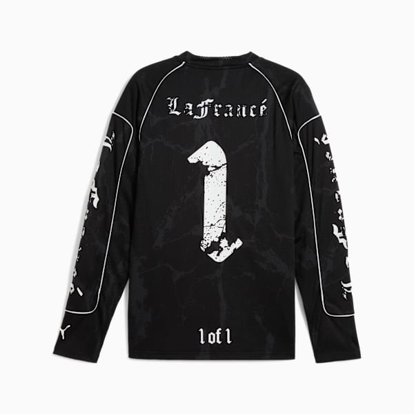 LaFrancé Written in Chrome Men's Jersey, PUMA Black-Flat Medium Gray AOP, extralarge