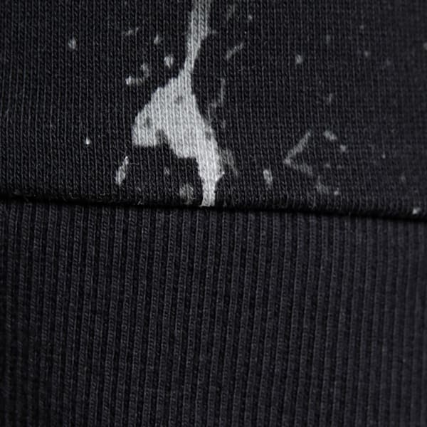 Lafrance W.I.C Women's Relaxed Fit Crop Hoodie, PUMA Black-Puma White AOP, extralarge-IND