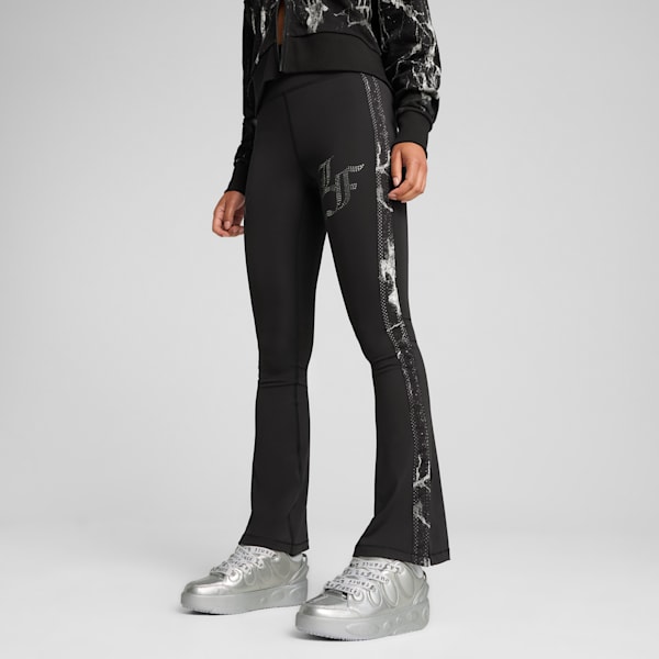 Lafrance W.I.C Basketball Women's Leggings, PUMA Black, extralarge-IND