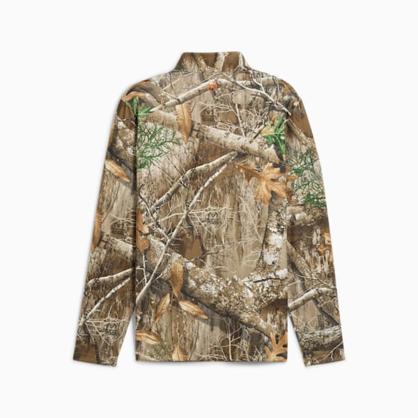 メンズ ゴルフ PUMA x REALTREE クォータージップ トップス, Deep Forest, extralarge-JPN