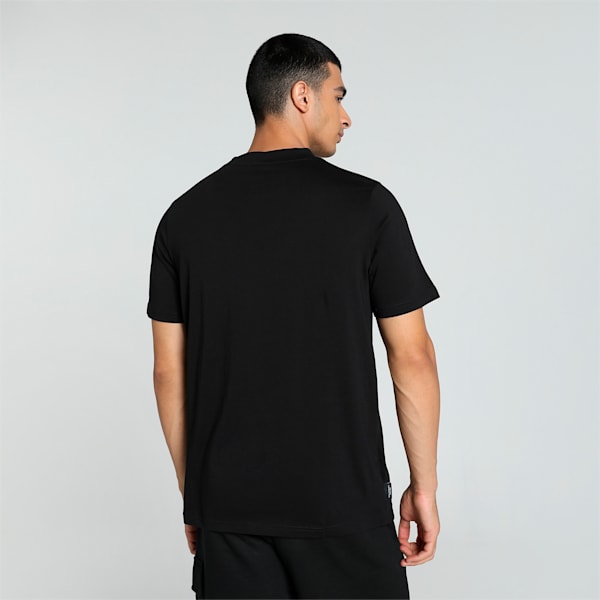 Sportswear by PUMA Men's Graphic Tee, Puma Black, extralarge-IND