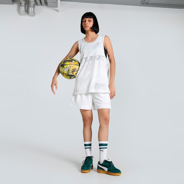 Jer-She Women's Basketball Jersey, PUMA White-AOP, extralarge-IND